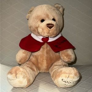 Gund Godiva 2014 “je t’aime” Teddy Bear Plush Stuffed Animal